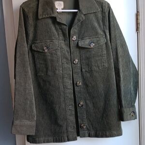 St. John's Bay Olive Corduroy Jacket